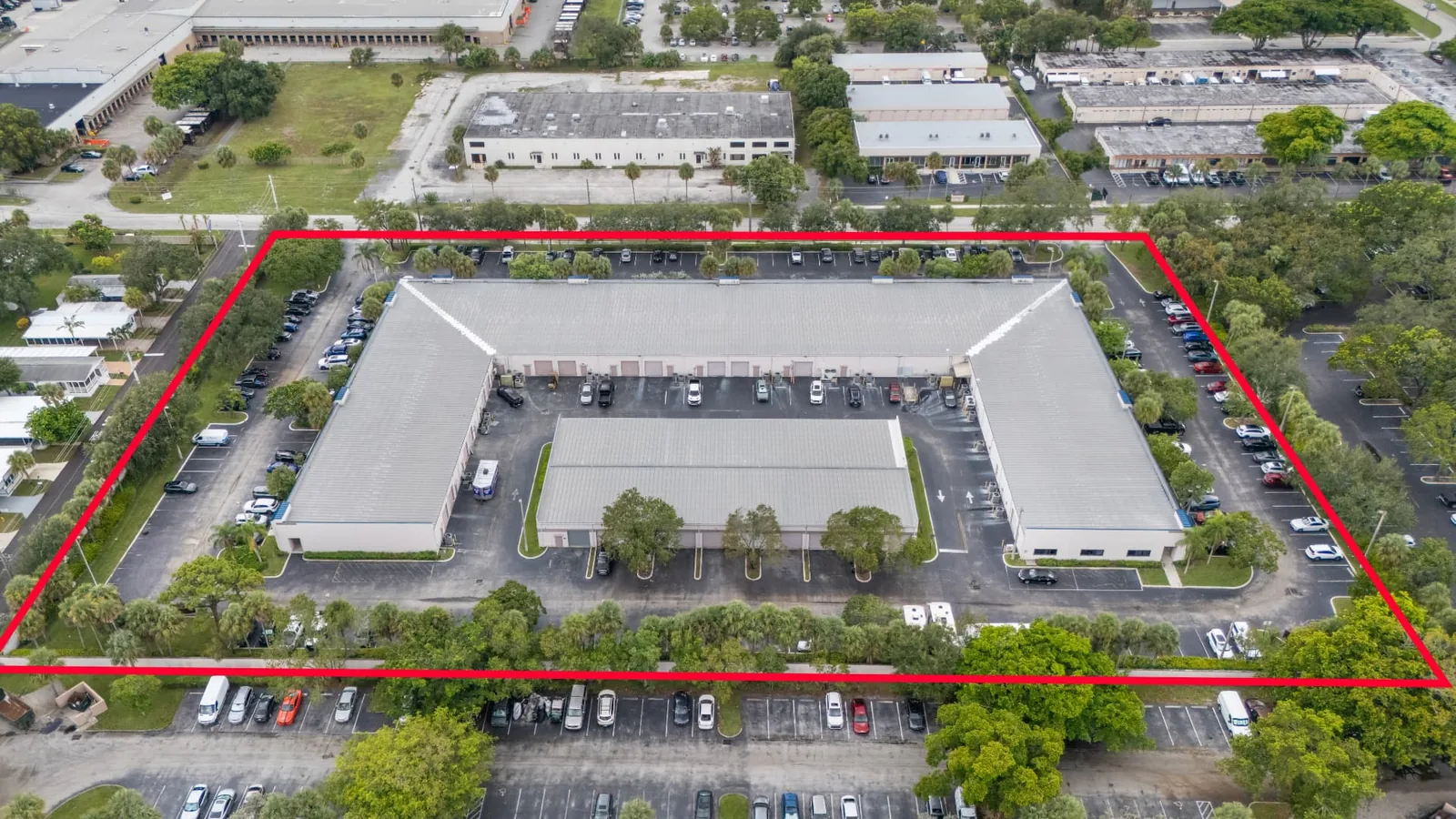 Aerial view of Deerfield Beach Business Park